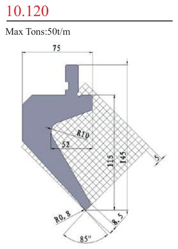 10.120 Standard Punches 85°
