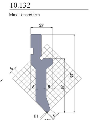 10.132 Standard Punches 85°