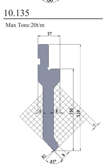 10.135 Standard Punches 85°