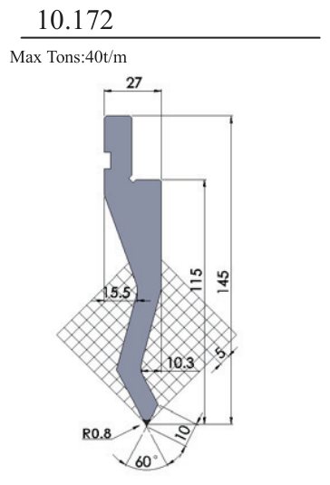10.172 Standard Punches 60°