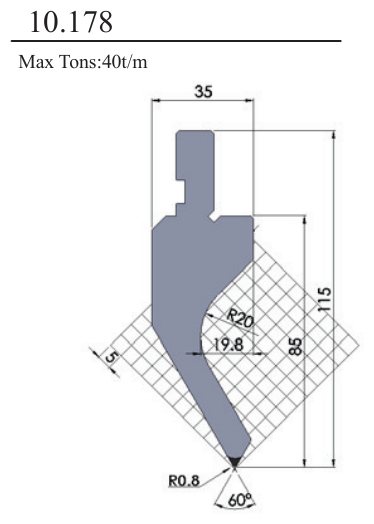 10.178 Standard Punches 60°