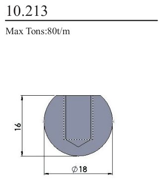 10.213 R-type Round Tooling