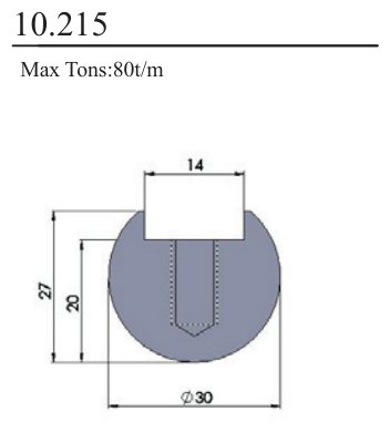 10.215 R-type Round Tooling