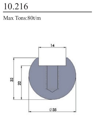 10.216 R-type Round Tooling